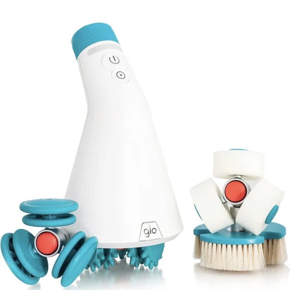 Glo910+ Anti Cellulite Massage Machine with 4 Massage Heads Toning Legs, Thighs